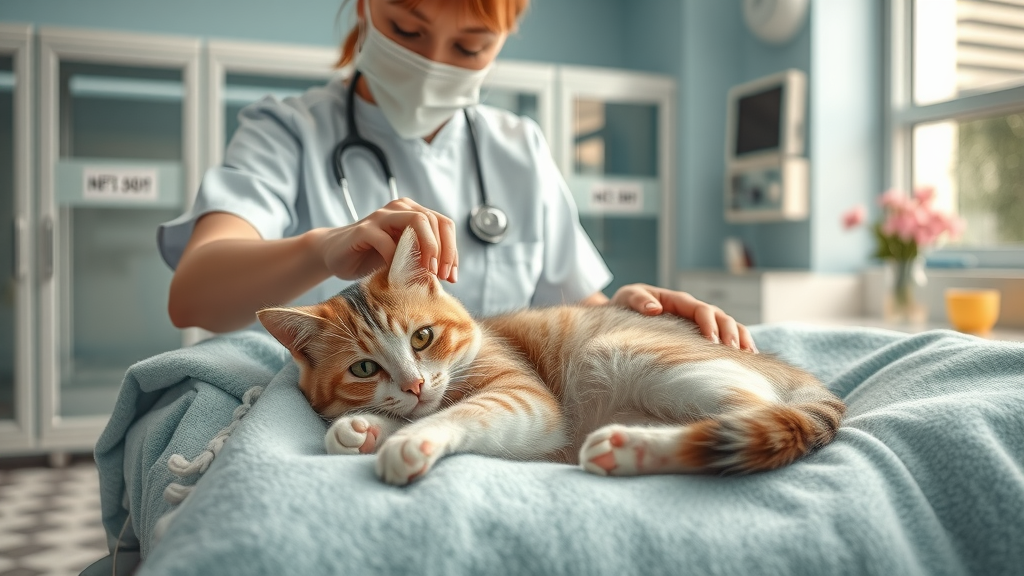 Cincinnati veterinary team providing attentive post-surgery recovery care for pets