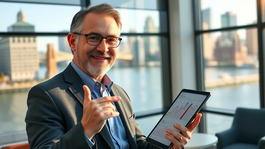 Fiduciary advisor explaining wealth management Cincinnati with digital insights