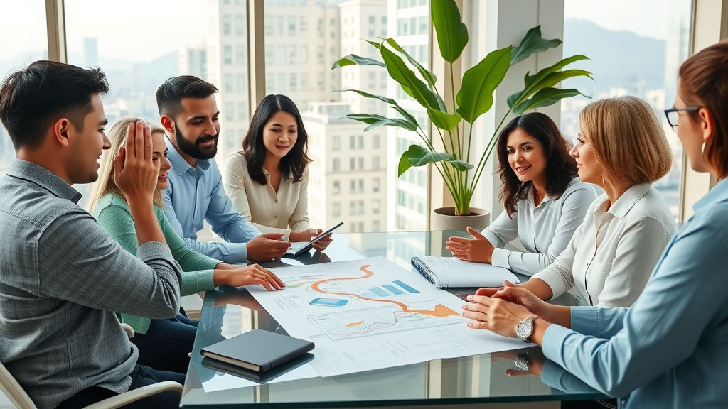 Clients and advisor collaborate on a tailored financial planning strategy