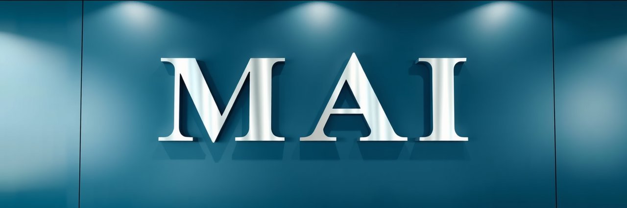 MAI logo in modern office setting for retirement planning business