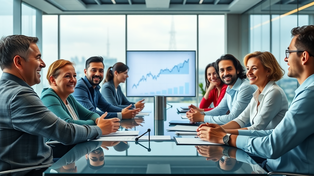 Collaborative financial planning session brings confidence and security